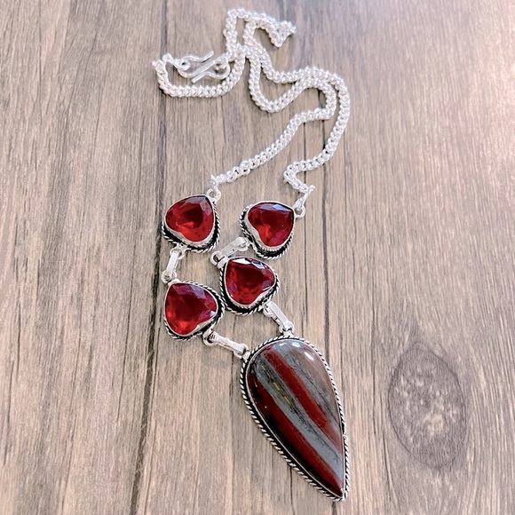 Iron Tiger Heart Necklace - Picture 3 of 5